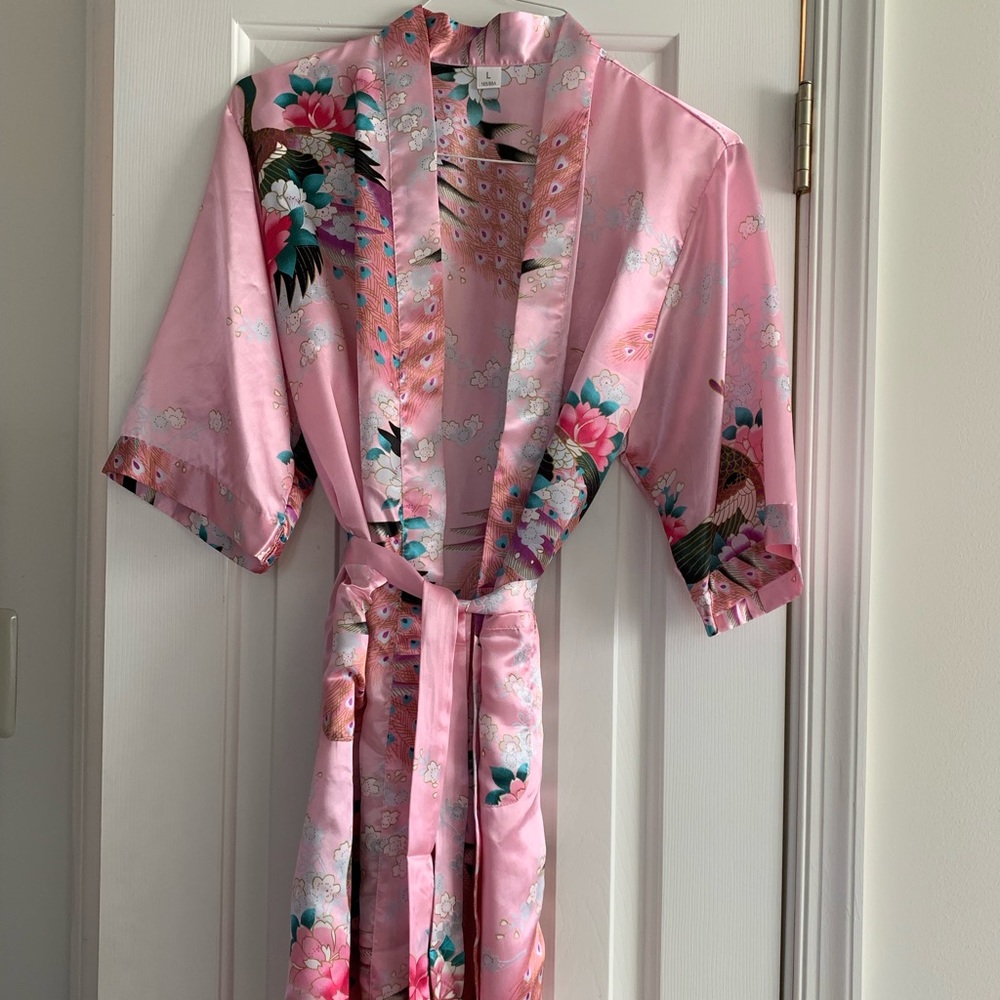 Silk robe size L